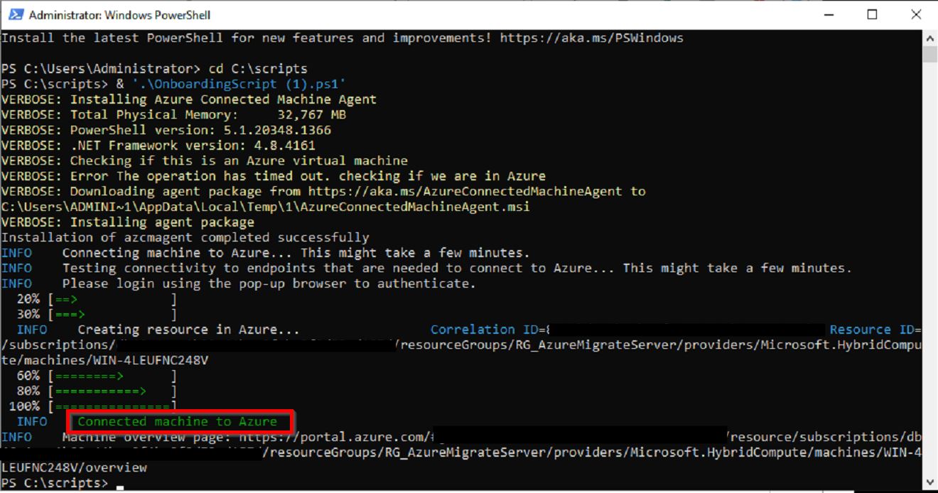 2023-10-10 08_44_02-SMC Azure Migrate - ConnectWise Control - Connected