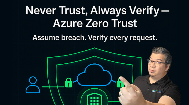 Implementing Zero Trust Architecture in Azure (Security)