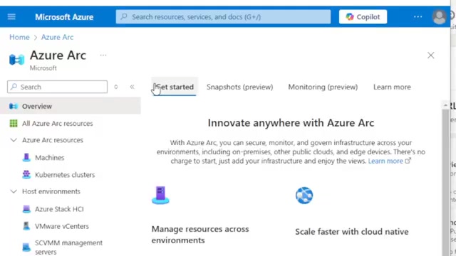 Azure Arc Portal Overview