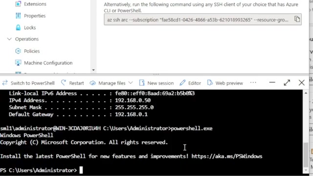 SSH Terminal Connection